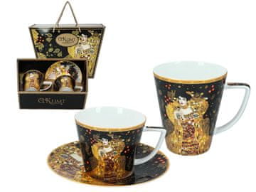 Carmani SET ŠALICA I VRHNJEVA GUSTAV KLIMT ADELA KERAMIKA POKLON