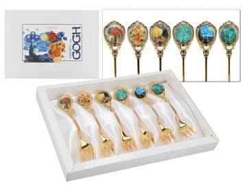 Carmani Set od 6 vilica - V. van Gogh, mix ()