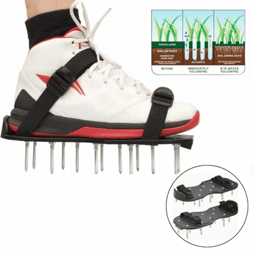 Aerator za sandale s bodljama, skarifikator za cipele, veliki, crni AS03
