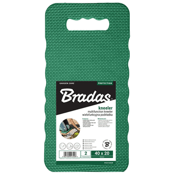 Bradas Višenamjenska podloga 40x20x2cm zelena prostirka za koljena za vrt za građevinarstvo, kampiranje i terenski rad POD150GR