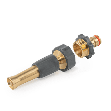Bradas Podesiva mlaznica za prskanje MESING MEKA GW 3/4" s priključkom za slavinu GZ 3/4" 10 cm mesing BR-S4711