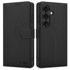 Tech-protect Wallet preklopna maska za Samsung Galaxy S26 FE, crna