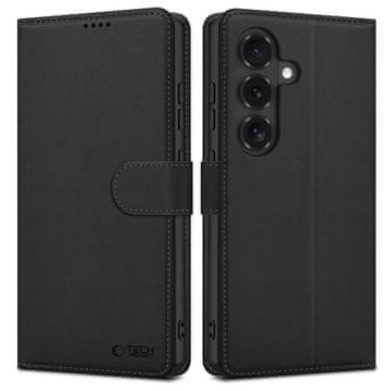 Tech-protect Wallet preklopna maska za Samsung Galaxy S26 FE, crna