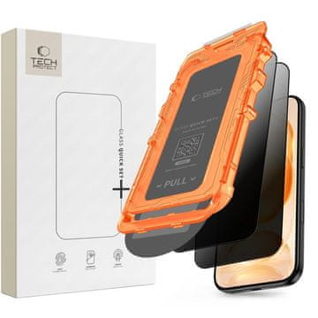 Tech-protect Quick Set Spy 2x zaštitno staklo za iPhone 18 Pro, crno