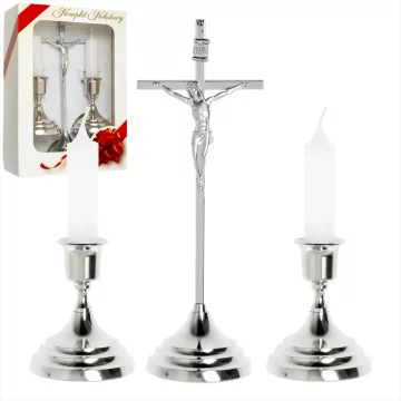 Tradicionalni srebrni set božićnih pjesama 22 cm