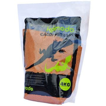 KOMODO JESTIVI PIJESAK OD TERAKOTE ZA GMIZAVCE PUSTINJSKI TERARIJ KALCIJEV KARBONAT 4 KG