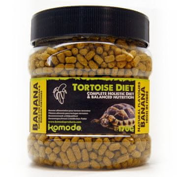 KOMODO HRANA ZA KORNJAČE BANANE GRANULE KOMPLETNA PREHRANA S VITAMINIMA 170 G