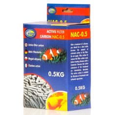 Aqua Nova AKTIVNI UGLJEN ZA AKVARIJSKI FILTER ČISTI I FILTRIRA VODU 0,5 KG