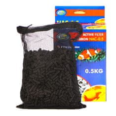 Aqua Nova AKTIVNI UGLJEN ZA AKVARIJSKI FILTER ČISTI I FILTRIRA VODU 0,5 KG