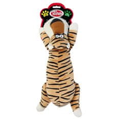 Aqua Nova IGRAČKA ZA PSE, PLISANA, ŠKRIPAJUĆA, TIGAR, IZDRŽLJIVA, ZA ŽVAKANJE, 36 CM