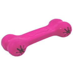 Aqua Nova GOVEDINA RUŽIČASTA IGRAČKA S KOSTIMA ZA PET NOVA POSLASTICA OD 11 CM, OKUS GOVEDINE