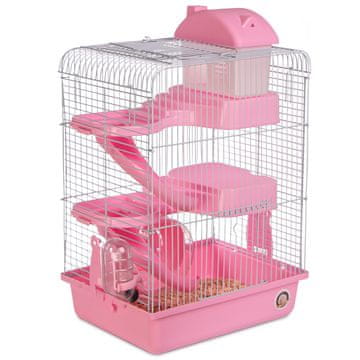 Eve Miku Skyscraper Pink - Kavez za male glodavce kompletan set