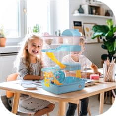 Eve Miku Skyscraper Blue - Kavez za male glodavce, kompletan set
