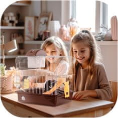 Eve Miku Homie L Brown - Kavez za male glodavce, kompletan set