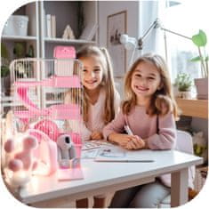 Eve Miku Skyscraper Pink - Kavez za male glodavce kompletan set