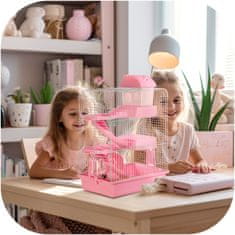 Eve Miku Skyscraper Pink - Kavez za male glodavce kompletan set