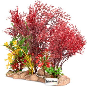 E.I. UMJETNE BILJKE AKVARIJSKA DEKORACIJA CORAL GARDEN ŠARENE 21CM