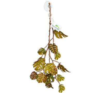 Terrario UMJETNA VISEĆA BILJKA MONSTERA ZA TROPSKI AKVARIJ, TERARIJ 70 CM