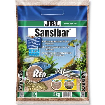 JBL SANSIBAR RED FINE SUPSTRAT 5 KG AKVARIJSKI SET ZA RIBE SUPUTA 5 KG