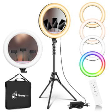 BE LUMO LED RGB prstenasto svjetlo za fotografije i videozapise šminkanja