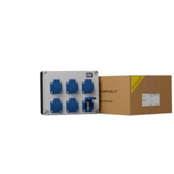 DOK RAZVODNA KUTIJICA ZGRADE FRED 6X230V SCHUKO UTIČNICE