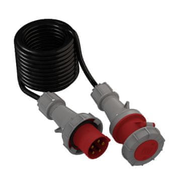 DOK PRODUŽNI KABEL ZA NAPAJANJE 5M CEE 400V 63A 5P IP67 5X10MM2