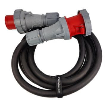 DOK PRODUŽNI KABEL 5M 63A 5P 400V 5X16MM2 IP67 GRAĐEVINSKI KABEL CEE