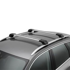 Krovni nosač za klasične šine CITROEN BERLINGO 2008 do 2018 srebrni