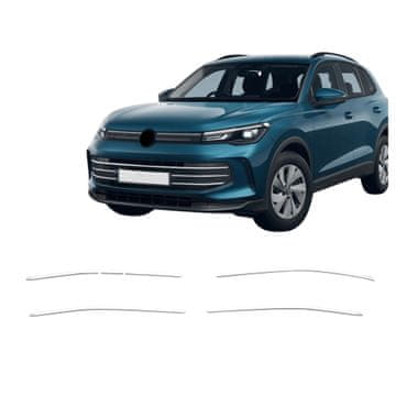 Kromirane zaštitne letvice za rešetku Volkswagen Tiguan od 2024.
