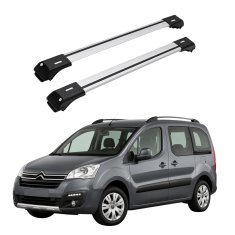 Krovni nosač za klasične šine CITROEN BERLINGO 2008 do 2018 srebrni
