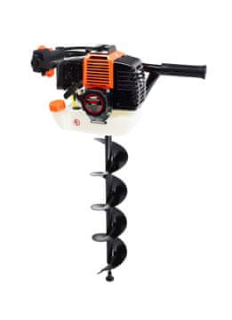 AWTOOLS BENZINSKA BUŠILICA ZA TLO 2,95 KS 2-TAKTNA + 3 BUŠILICE (100, 150, 200 mm) GD520