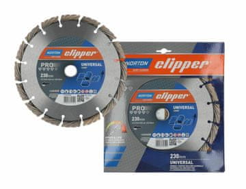 NORTON DISC D.UNIVERSAL 230 mm CLIPPER PRO UNIVERZALNI LASERSKI