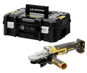 DEWALT KUTNA BRUSILICA 18V DCG405FNT 125 mm CRNA RAVNA GLAVA TSTAK
