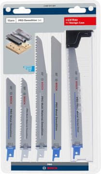 BOSCH SET LISTOVA ZA SABLJANU PILU PRO ZA RUŠENJE 12 komada.