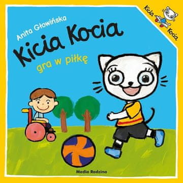 Mačka se igra s loptom