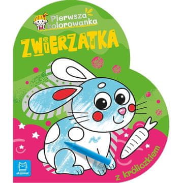 Prva stranica za bojanje - Životinje - Sa zečićem, Axiom