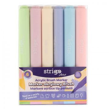 Strigo set kistova za markere u 6 boja - Otkrijte čaroliju boja u umjetnosti!