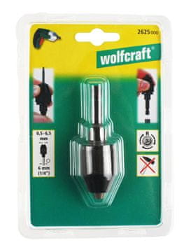 WolfCraft Brzootpuštajuća stezna glava za bušilicu sa 6-krakim prihvatom 2625000
