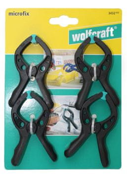 WolfCraft Stezaljke za opruge 4 kom (3432000)