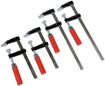 Set od 4 vijčane stezaljke 50x150/250 mm