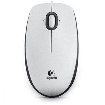 Logitech | Prijenosni optički miš | B100 | Bijela