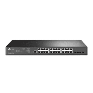 TP-Link | JetStream L2 preklopnik | TL-SG3428 | Upravljan putem weba | Montažni rack | Broj 1 Gbps (RJ-45) portova | Broj SFP portova 4 | Broj SFP+ portova | Broj PoE portova | Broj PoE+ portova | Napajanje