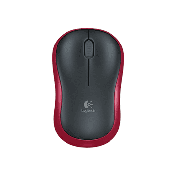 Logitech | Miš | M185 | Bežični | Crveni