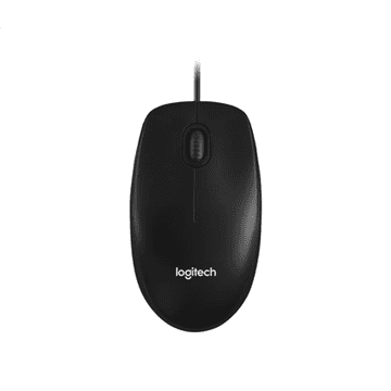 Logitech | Miš | M100 | Optički | Optički miš | Žični | Crni