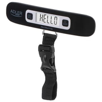 Adler | Putna vaga za prtljagu | AD 8190 | Maksimalna težina (kapacitet) 50 kg | Točnost 10 g | Crna