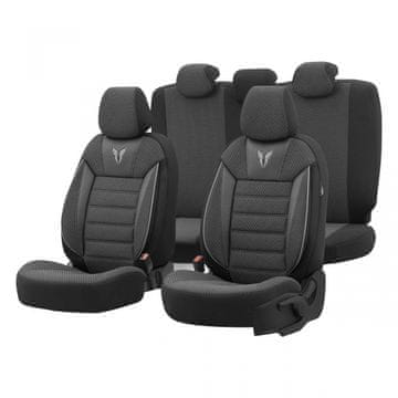 AMIO Set navlaka za autosjedalice OTOM TORO 902 CRNA/DIMLJENA NZ