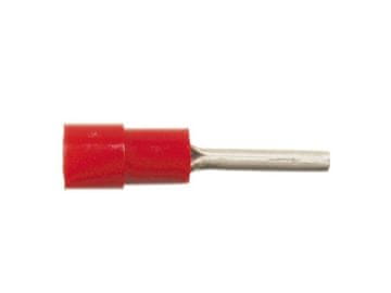 ACV Izolirana ferula terminal 0,5 - 1,5 mm² crvena