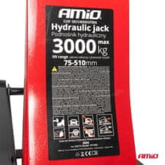AMIO Hidraulična niskoprofilna dizalica, žablji tip, 3T, 3000 kg, CE, 75/510 mm, -04215