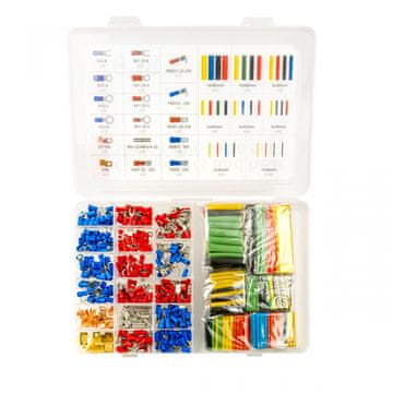 AMIO Set konektora i termoskupljajućih cijevi 678 kom -03031