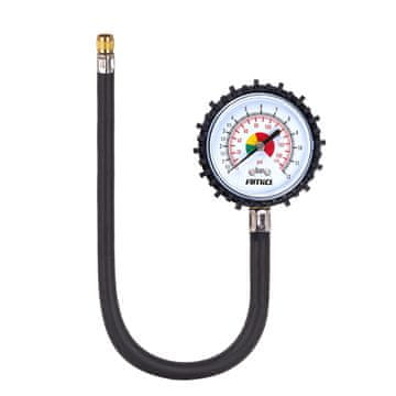 AMIO Analogni manometar s crijevom 30 cm 12 bara -04468